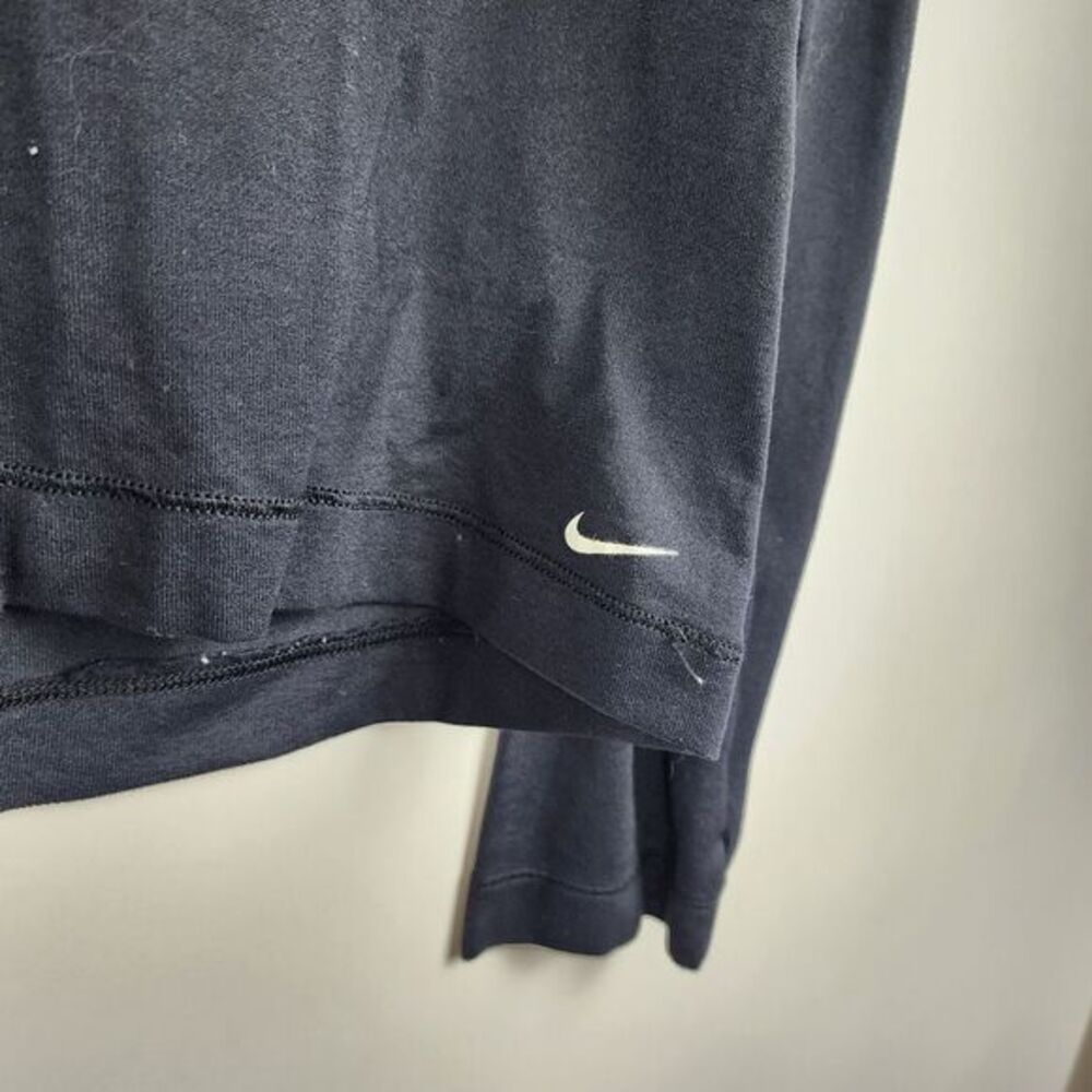 NIKE SEAMLESS SANS COUTURE DRI FIT LONG SLEEVE SHIRT V NECK WOMENS SMALL BLACK - Picture 4 of 5